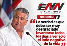 “La verdad es que debe ser muy desgraciado levantarse todos los días a ver solo el lado negativo de la vida”