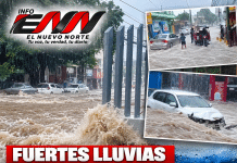 Fuertes lluvias inundan calles y dejan vehículos atrapados en Barahona