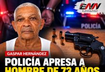 Policía apresa a hombre de 73 años por presuntamente realizar disparos al aire en Gaspar Hernández