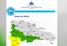 COE coloca cuatro provincias en alerta amarilla y mantiene nueve en verde por lluvias