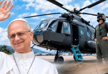 Perú presenta el ‘Papacóptero’, un helicóptero para trasladar a León XIV en su visita